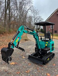 LIVRAISON GRATUITE EPA CE Approuvé CFG MH12RX Tout Neuf Mini Excavatrice sur Chenilles de 1 tonne Moteur à Essence Briggs 15cv Open ROPS Pouce Hydraulique - Product Image 4