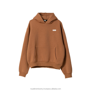 เสื้อฮู้ดแบบสวมศีรษะสำหรับผู้ชายเสื้อสเวตเชิ้ต100% คอตตอน400-500 GSM ทรงโอเวอร์ไซส์ทรงโอเวอร์ไซส์พอดีตัวครอปบอซีแบบดิจิตอลสำหรับฤดูหนาว - Product Image 3