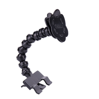 Bastone Selfie Rettangolare Regolabile Riutilizzabile in Plastica Resistente per Animali Domestici, Classico Pieghevole Retrattile, Clip Assistente Fotografico per Cani e Gatti