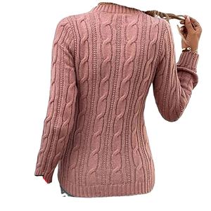 Women's Super Soft Wool Pullover <b>Hooded</b> Sweater Winter Solid Color 220gsm Heavyweight Front Embroidery - Product Image 6