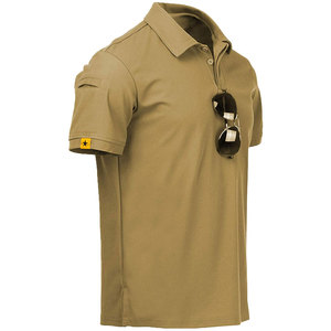 Polo de piqué de algodón orgánico GSM 200 para hombre con logotipo personalizado, transpirable de manga corta Camiseta ajustada, bajo MOQ, servicios OEM - Product Image 3