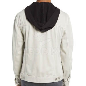 Veste d'hiver pour hommes au design personnalisé Nouveau design 2025 Veste en jean pour hommes Services OEM de haute qualité - Product Image 3