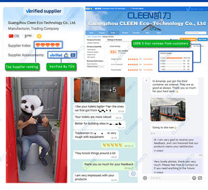 중국 제조 업체 내구성 roto-몰딩 장착 HDPE 플라스틱 모바일 portalet 휴대용 화장실 공장 - Product Image 2