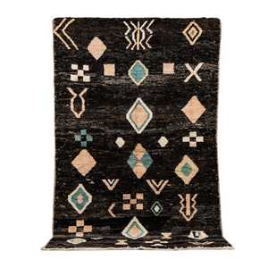 Alfombra de lana marroquí Vintage genuina Hermoso diseño de gran tamaño para el espacio de la habitación Material de seda para compradores a granel - Product Image 6