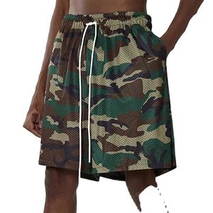 Shorts Casuales de Malla Unisex Personalizados al por Mayor, hasta la Talla 6XL, con Patrón Sólido y Logotipo Personalizado - Product Image 1