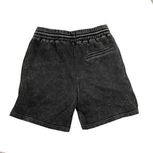 Meilleure vente d'été pour hommes taille moyenne lavage à l'acide Short de sport High Street OEM Service respirant Short de jogging pour hommes à bas prix - Product Image 2