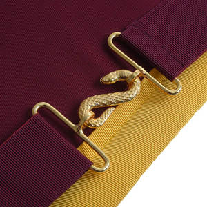 Gran oferta delantal masónico bordado a mano Grand Lodge Master delantal masónico hermoso delantal masónico disponible Ronpex - Product Image 4