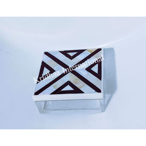 Boîtes à bijoux en nacre de verre modernes personnalisées, emballage de bagues artisanales d'excellente qualité, meilleur prix disponible - Product Image 1