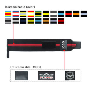 Poignets élastiques professionnels de 24 pouces respirants Polyester coton crochet boucle fermeture solide soutien pour - Product Image 3