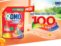 Ramah lingkungan 1,9 l (2kg) deterjen cair o-mo Amber & oranye kantong wangi bunga untuk mesin cuci pakaian