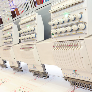 Top 10 Factory Industrial 8Heads 12Needles Computerized <b>Sewing</b> Embroidery <b>Machine</b> For Clothing Patches Logos Badges - Product Image 2