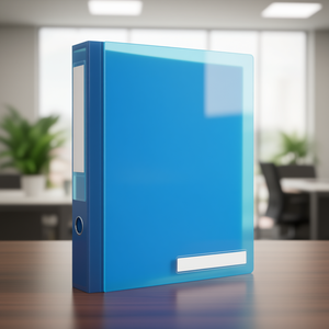 Durable DIN <b>A4</b> Extra Wide Hard Film Blue File <b>Folder</b> Offer - Product Image 3