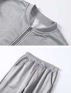 Survêtement décontracté à manches longues pour hommes, ensemble de sport athlétique pour la course à pied et le jogging - Product Image 3