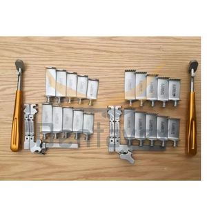 Juego quirúrgico de columna cervical con dobladores de placas, bloques de flexión y herramientas para ACDF, acero inoxidable de primera calidad, reutilizable - Product Image 1