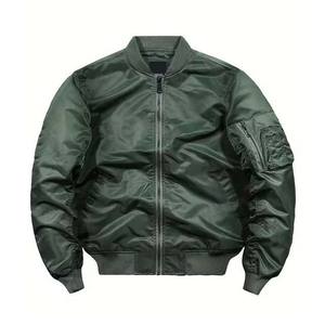 แจ็คเก็ตบอมเบอร์คุณภาพดีที่สุดสำหรับฤดูใบไม้ร่วง ผลิตจากโพลีเอสเตอร์ 100% คอตั้ง บริการ OEM รับผลิตตามแบบ ขนาดใหญ่พิเศษสำหรับผู้ชาย กันน้ำ กันลม เหมาะสำหรับกิจกรรมกลางแจ้ง - Product Image 5