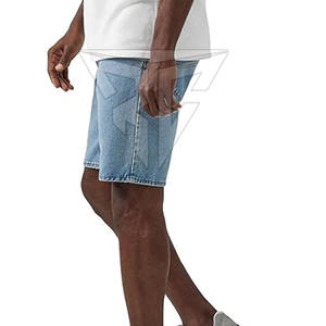 Logo personnalisé Dernière conception Hommes Jeans Shorts Vente en gros Bas quantité minimale de commande sur mesure Jeans Shorts pour hommes - Product Image 2