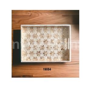 Plateau de service en acier inoxydable fait à la main pour décoration de table Plateau de service en acier inoxydable Plateau de service pour gâteaux à Dessert - Product Image 2