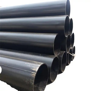 EN 10217 S275 S275JR Tuyau en acier LSAW de grand diamètre Tuyau de structure de forage à l'huile soudé à chaud et à froid Service de coupe de 6m de longueur - Product Image 1