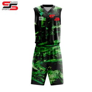 Design unique personnalisé qualité haut de gamme pas cher sublimation séchage rapide maillot de basket-ball uniforme hommes imprimer OEM personnalisé - Product Image 1