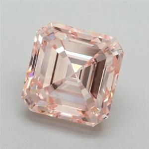 Diamant de laboratoire rose fantaisie de 2,00 carats, taille Asscher, VS1, certifié IGI, prix d'usine, prix mondial bon marché - Product Image 3