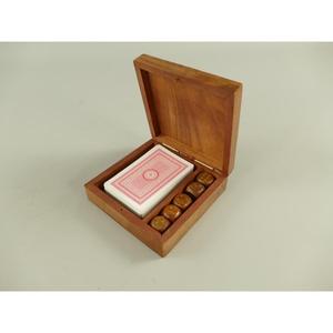 Nautical <b>Game</b> Box Natural Finished Wood Box <b>Dice</b> And Cards Indoor Play Accessories Portable Picnic <b>Game</b> Box Customize Logo - Product Image 5