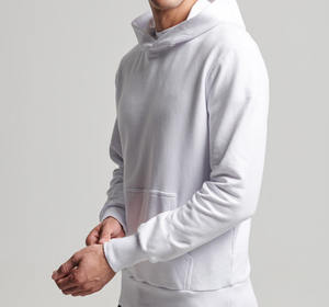Ensemble de jogging sportif pour homme, sweat-shirt à capuche surdimensionné en coton de qualité supérieure avec fermeture éclair et pantalon large, nouveau modèle vierge - Product Image 6