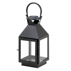 Lanterne ronde en métal noir poli fait à la main Style Ins bougeoir en fer extérieur pour jardin décor de noël usage domestique - Product Image 2