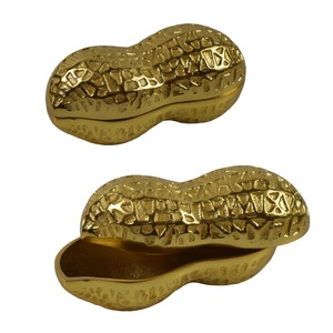 Cuencos de exhibición de forma de almendra lujosos nórdicos para servir de alta calidad recién llegado decorativo mejor para mesa de comedor - Product Image 2