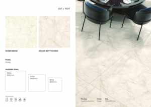 Dalles en porcelaine brillante 1200x1200, élégantes dalles murales et de sol pour projets de luxe - Product Image 3