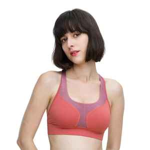 เสื้อชั้นในออกกำลังกายผู้หญิง ระบายอากาศดี เรียบง่าย โลโก้ด้านหน้า น้ำหนักเบา รองรับได้ดี เป็นมิตรกับสิ่งแวดล้อม ยืดได้สี่ทิศทาง แห้งเร็ว - Product Image 1