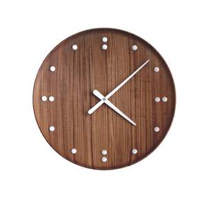 Reloj de Escritorio Silencioso de Latón y Madera de Nogal, Elegante Reloj sin Tictac para Decoración del Hogar y la Oficina, PRECIO AL POR MAYOR - Product Image 4