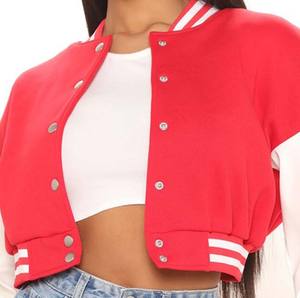 Venta al por mayor OEM de alta calidad de las mujeres Varsity chaqueta parche bordado Universidad personalizada para las mujeres Varsity chaquetas - Product Image 6