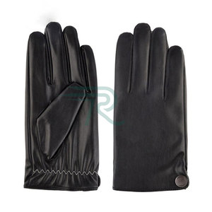 Razorts Genuine Leather <b>Touch</b> <b>Screen</b> <b>Gloves</b> Wrist Length Thermal Breathable For Women Cycling Travel Daily Use - Product Image 3