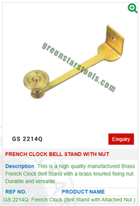 Soporte de campana de reloj francés con tuerca GS 2214Q herramientas de reparación de joyas - Product Image 2