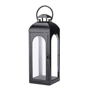 <b>Great</b> Design Handmade Metal Hanging Lantern Black Color for Home and Christmas Lighting Decoration Supplier - Product Image 4
