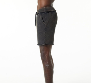 Pantalones cortos de secado rápido lavado ácido Vintage para hombre, 100% algodón, precio al por mayor, cintura media, patrón de logotipo personalizado, bolsillo de lona transpirable - Product Image 1