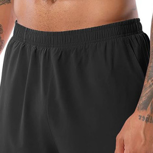 Short de fitness d'été sur mesure pour hommes Short d'entraînement sportif confortable et respirant de couleur unie pour la course à pied à séchage rapide - Product Image 2