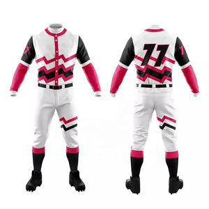 Conjunto de uniforme de pelota base Uniforme de béisbol de alta calidad para hombres y uniformes deportivos de Softbol - Product Image 5