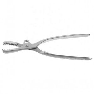 Fuente de alimentación Manual de instrumento médico Farabeuf de acero inoxidable alemán, base quirúrgica de sujeción de hueso largo dentado de 26,0 cm - Product Image 6