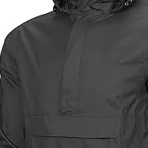 Chubasquero de poliéster de nailon para hombres y mujeres cortavientos ligero transpirable con cremallera para exteriores subido por Dress Sports - Product Image 3