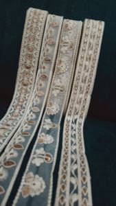 Lujoso adorno de encaje de tul bordado Floral colorido para moda nupcial y decoración del hogar diseños intrincados 100% encaje de lujo suave - Product Image 5