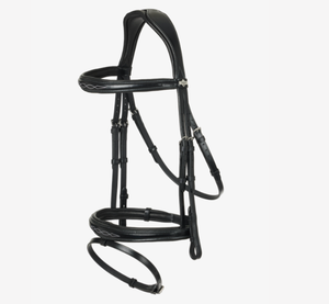 Joxar Custom Logo Flash Bridle High Quality Western <b>Equestrian</b> Competition Riding Accessory Black Metal Waterproof Durable - Product Image 5