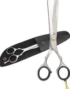 Ciseaux amincissants de beauté professionnels ciseaux de coupe de cheveux en acier inoxydable de 6 pouces pour enfants hommes femmes animaux de compagnie - Product Image 1