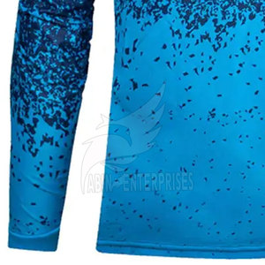 Maillot de compression à manches longues personnalisé pour hommes, idéal pour l'entraînement MMA, en Spandex/Polyester, séchage rapide, vente en gros directe usine, OEM - Product Image 4