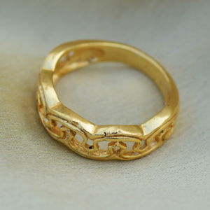 Brass <b>Wave</b> <b>Rings</b> 18k Gold Plated <b>Rings</b> Filigree Vintage <b>Rings</b> For Women Statement Wholesale <b>Rings</b> - Product Image 3