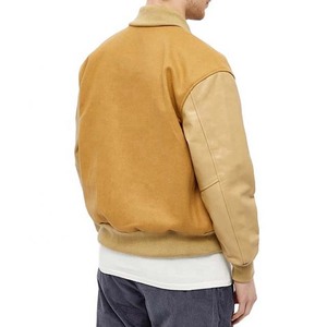 Veste d'université de Service OEM, vêtement d'hiver pour hommes, bombardier personnalisé, veste d'université, vente en gros, vierge, veste d'université - Product Image 3