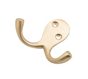 Premium-quality brass <b>key</b> <b>holder</b> hooks with sturdy mounting options & ideal for vintage & classic or rustic interior themes - Product Image 1