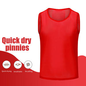 100% Polyester <b>Training</b> Bibs Custom Logo Breathable <b>Football</b> <b>Vest</b> Mesh All Season <b>Training</b> Bibs Soccer Jersey Street Wear - Product Image 3