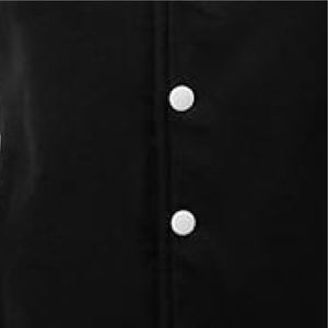 <b>Men</b> Classic Black and <b>White</b> Varsity <b>Jacket</b> Minimalist Two Tone Letterman Bomber with Striped Trim - Product Image 5