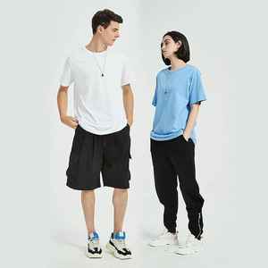 Camiseta de manga corta de algodón 100% transpirable de alta calidad, diseño personalizado, técnicas bordadas, estampado OEM, informal, sólido, de talla grande - Product Image 5